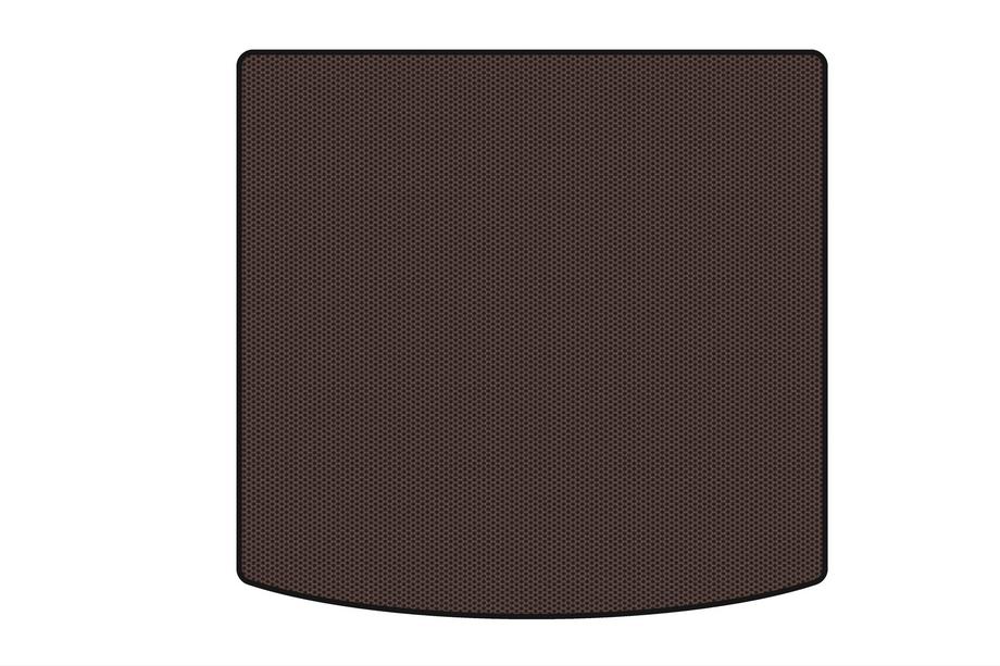 Volkswagen Touran 2015- Rubber trunk mat Carsuit (5-seater, brown) Photo 1