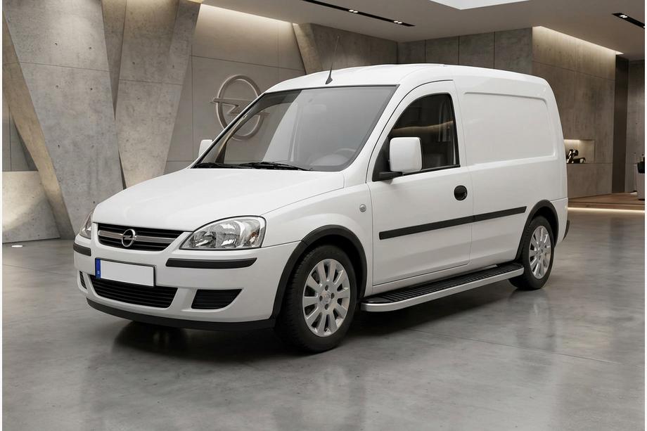 Opel Combo 2002–2012 Side Steps Tayga Grey (2 pcs, Aluminum) Image