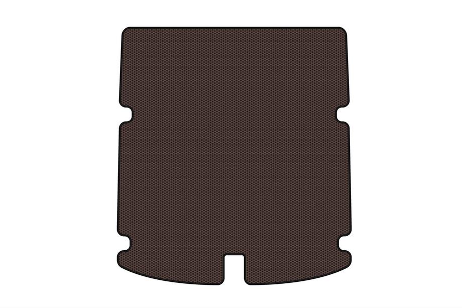 Audi A6 C7 2011-2017 Rubber trunk mat Carsuit V-2 (Sedan, brown) Image