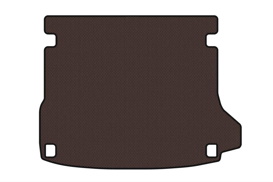 Audi Q5 2008-2017 Rubber Trunk Mat Carsuit V-1 (Brown) Image