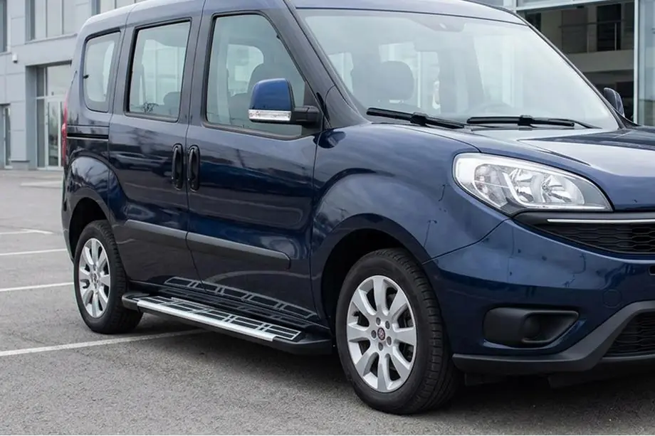 Opel Combo 2012-2018 Side Steps Sunrise (2 pcs, Aluminum) Image