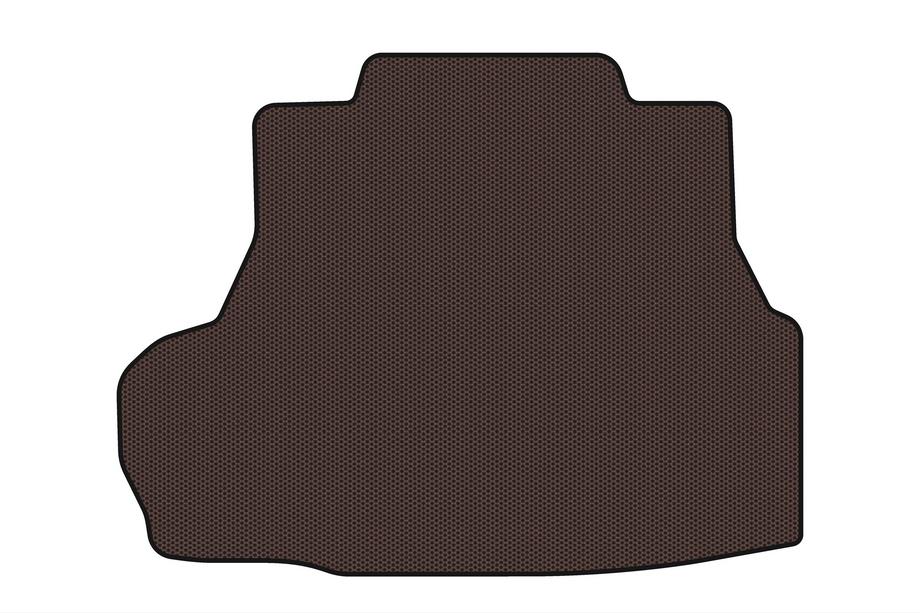 Chevrolet Epica 2006-2014 Rubber Trunk Mat Carsuit (Brown) Image