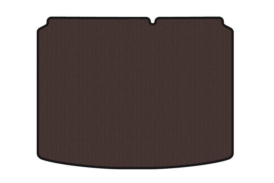 Citroen C-4 2004-2010 Rubber trunk mat Carsuit (Coupe, brown) Image