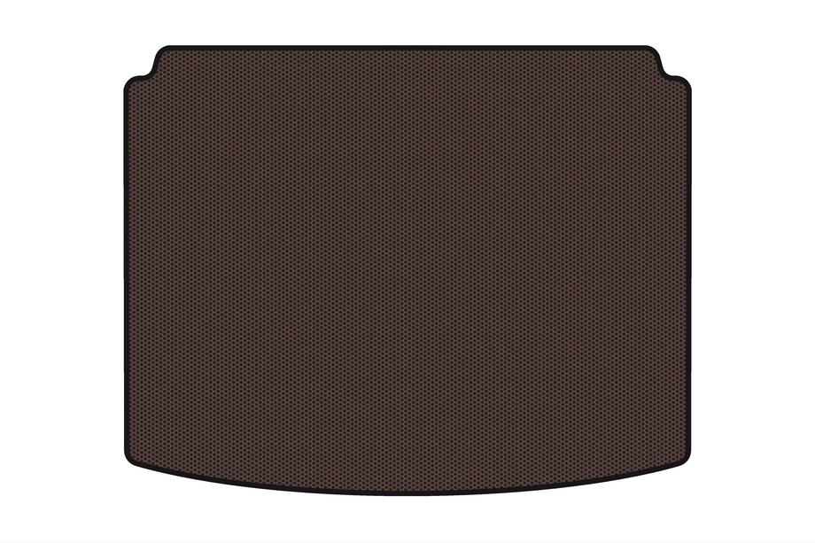 Citroen C-4 2004-2010 Rubber trunk mat Carsuit (SD, brown) Photo 1
