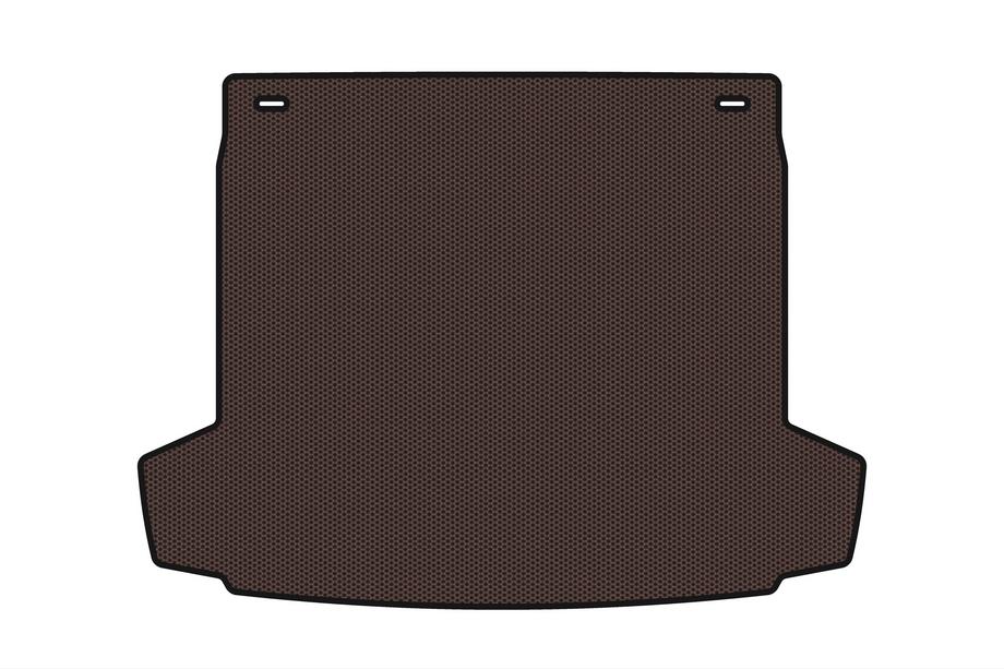 Citroen C-5 2008-2017 Rubber trunk mat Carsuit (SD, brown) Photo 1