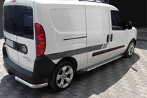 Opel Combo 2012-2018 Side Steps Line (2 pcs, Aluminum) photo 1