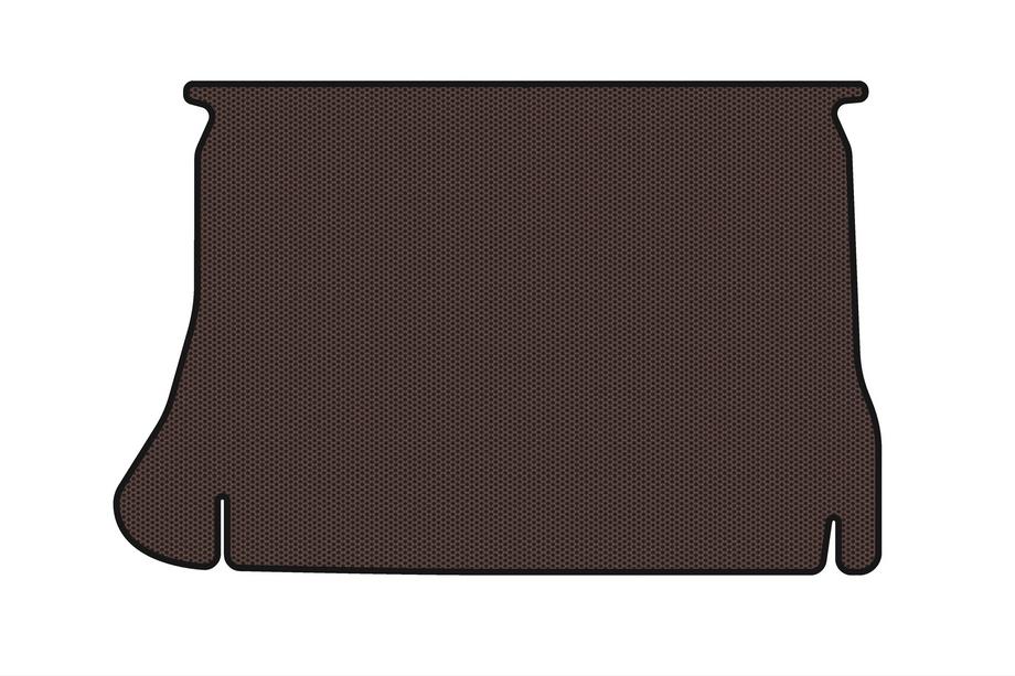 Daewoo Lanos 1998-2017 Rubber trunk mat Carsuit (HB, brown) Image