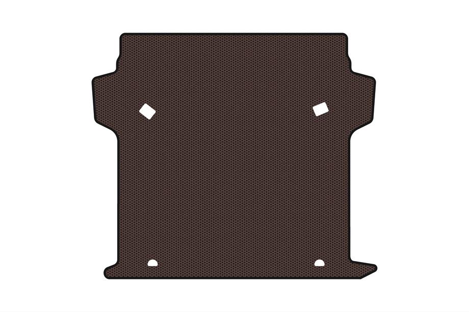 Fiat Doblo II 2010-2022 Rubber Trunk Mat Carsuit (Brown) Photo 1