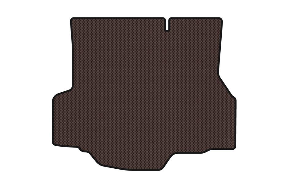 Ford Fiesta 2008-2017 Rubber trunk mat Carsuit (2010-2013, SD, Mexico, brown) Photo 1