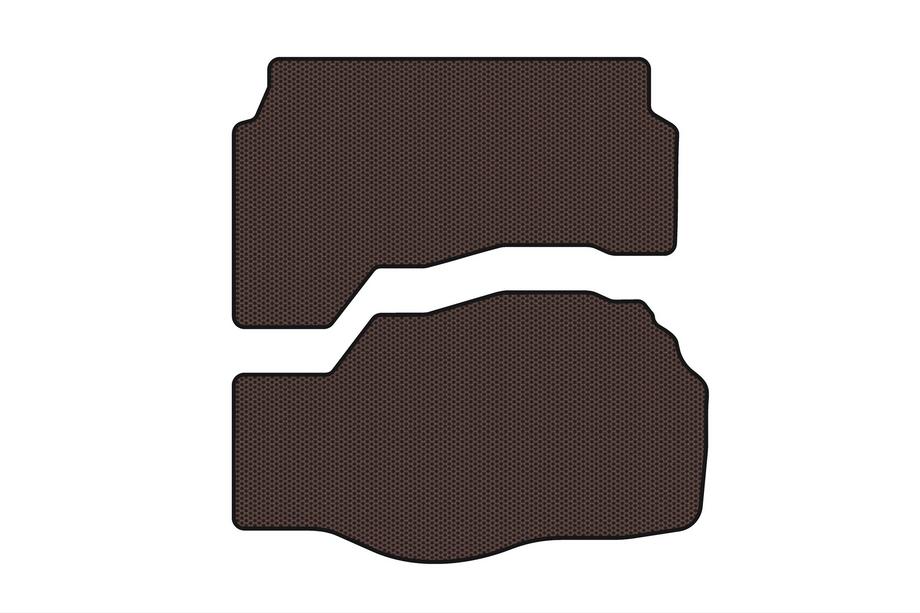 Ford Mondeo 2014-2022 Rubber trunk mat Carsuit (2014-2019, SD, Hybrid, Europe, brown) Image