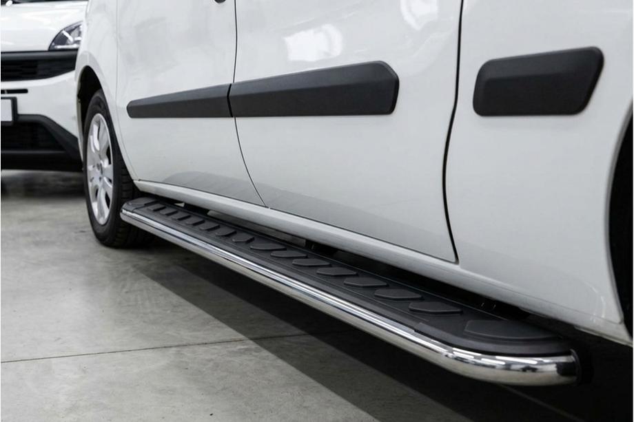 Opel Combo 2012-2018 Side Steps Maydos V1 (2 pcs, Aluminum & Stainless Steel) Image