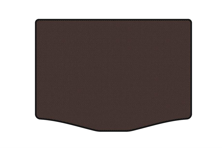 Honda FIT/Jazz 2009-2013 Rubber trunk mat Carsuit (HB, 5-door, brown) Photo 1