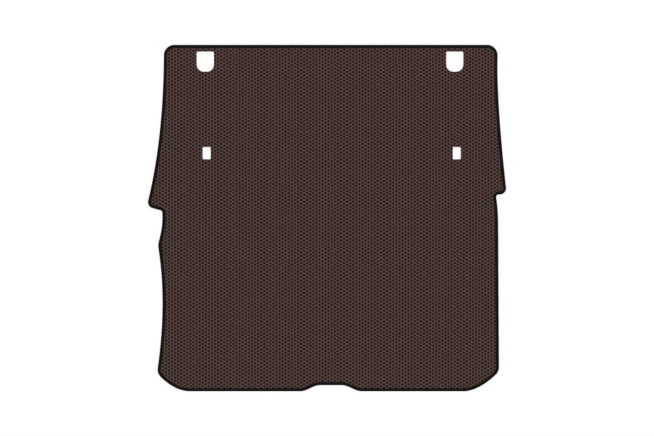 Honda Pilot 2015-2022 Rubber trunk mat Carsuit (2015-2018, without 3rd row, 8-seater, USA, brown) Image