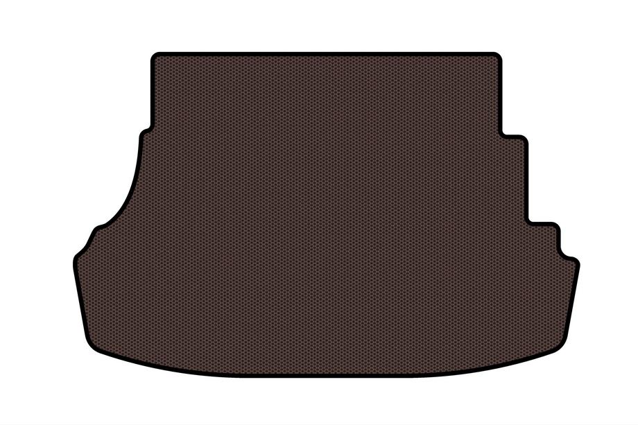 Hyundai Accent 2017-2023 Rubber trunk mat Carsuit (SD, brown) Image