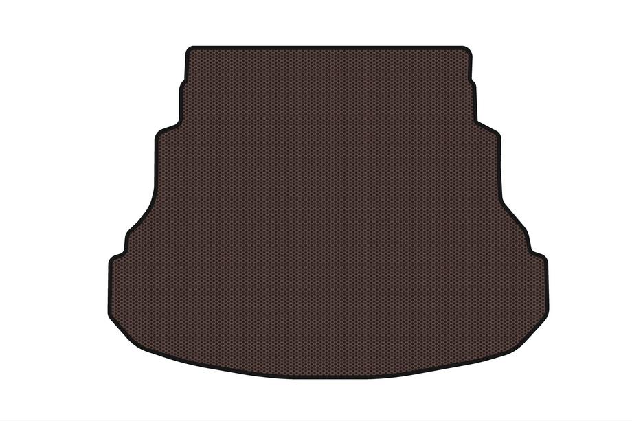 Hyundai Genesis DH 2013-2016 Rubber trunk mat Carsuit (Coupe, brown) Photo 1