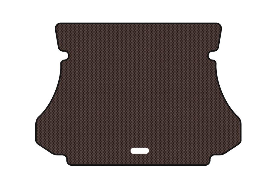 Hyundai Santa Fe 1 2000-2006 Rubber Trunk Mat Carsuit (Brown) Image