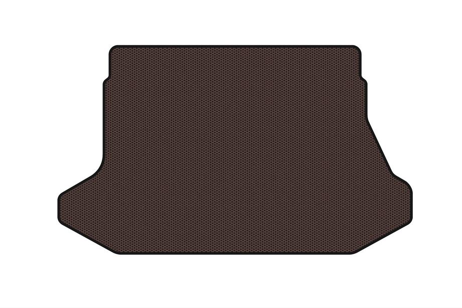 Kia Cerato 1 2004-2009 Rubber trunk mat Carsuit (HB, brown) Image