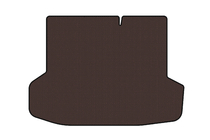 Kia Rio 2005-2011 Rubber trunk mat Carsuit (SD, brown) photo 1