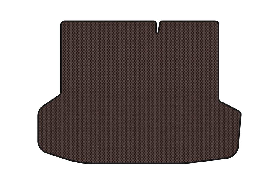 Kia Rio 2005-2011 Rubber trunk mat Carsuit (SD, brown) Image