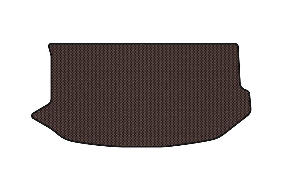 Kia Soul I 2008-2013 Rubber trunk mat Carsuit (2008-2011, brown) Image