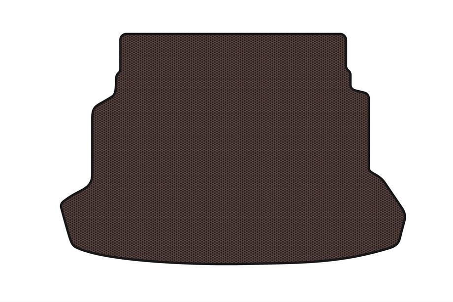Kia Spectra 2000-2011 Rubber trunk mat Carsuit (SD, brown) Image