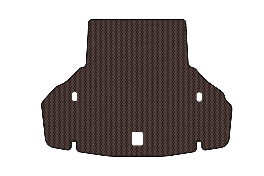 Lexus LS 2007-2017 Rubber trunk mat Carsuit (2007-2009, SD, 2WD, USA, Brown) Image