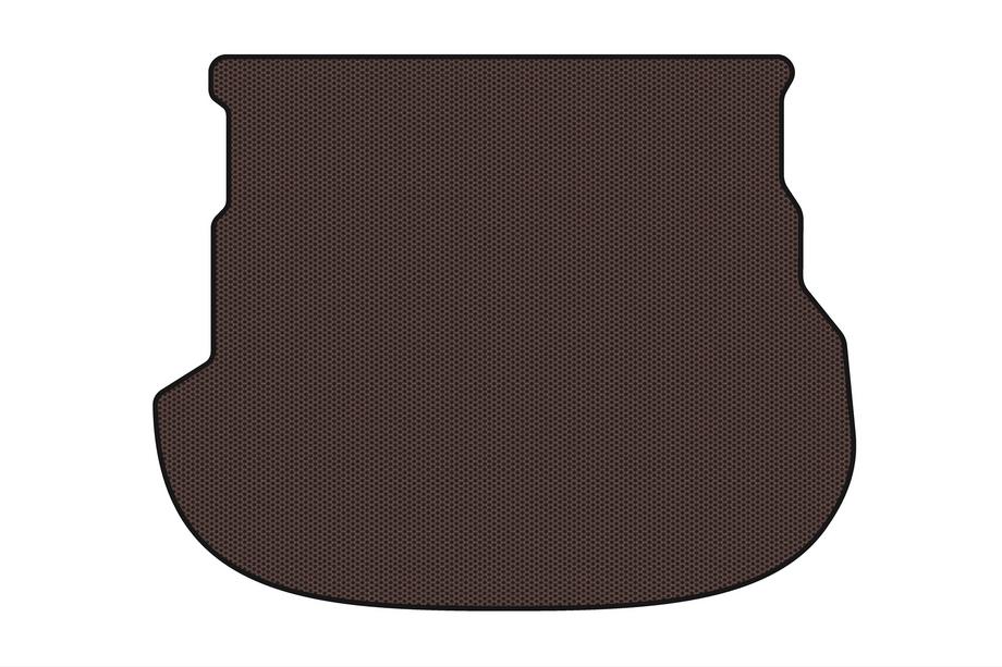 Mazda 6 2003-2008 Rubber trunk mat Carsuit (HB, brown) Photo 1