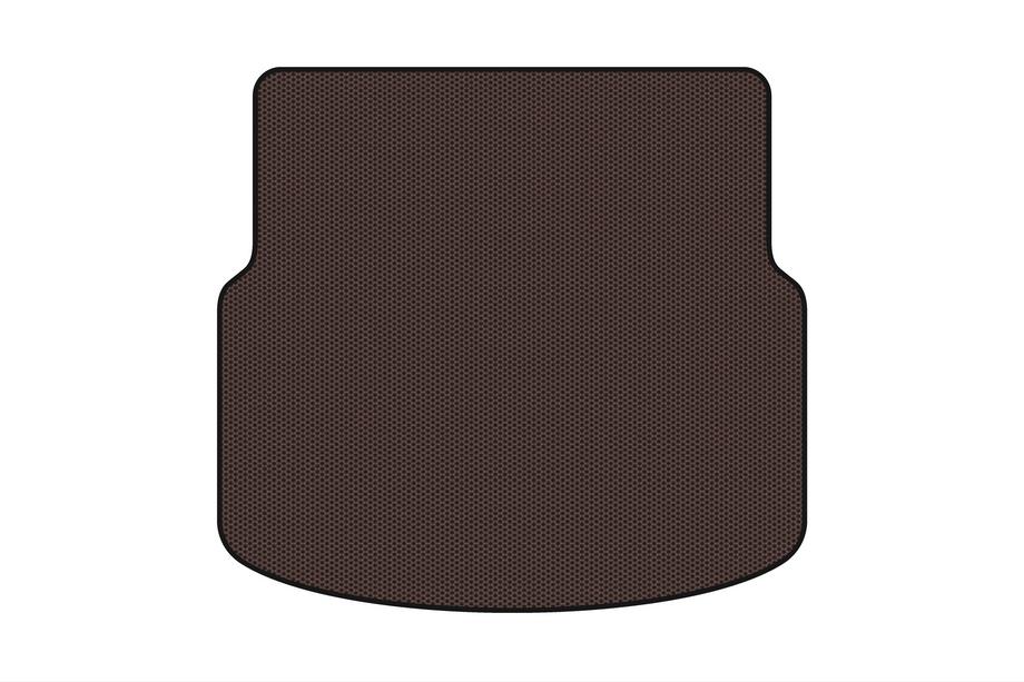 Mercedes C-class W204 2007-2015 Rubber trunk mat Carsuit (SD, brown) Photo 1