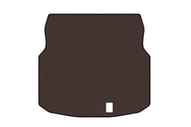 Mercedes C-class W204 2007-2015 Rubber trunk mat Carsuit (Coupe, brown) photo 1