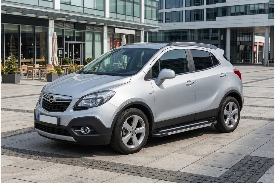 Opel Mokka 2012-2021 Side Steps RedLine V1 (2 pcs, Aluminum) Image