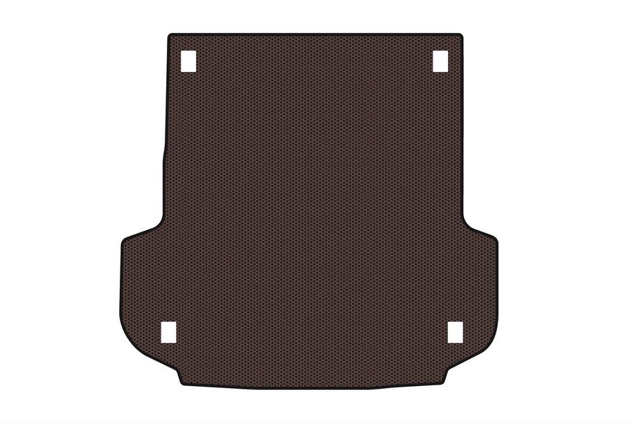 Mitsubishi Pajero Sport 2015- Rubber Trunk Mat Carsuit (Brown) Image