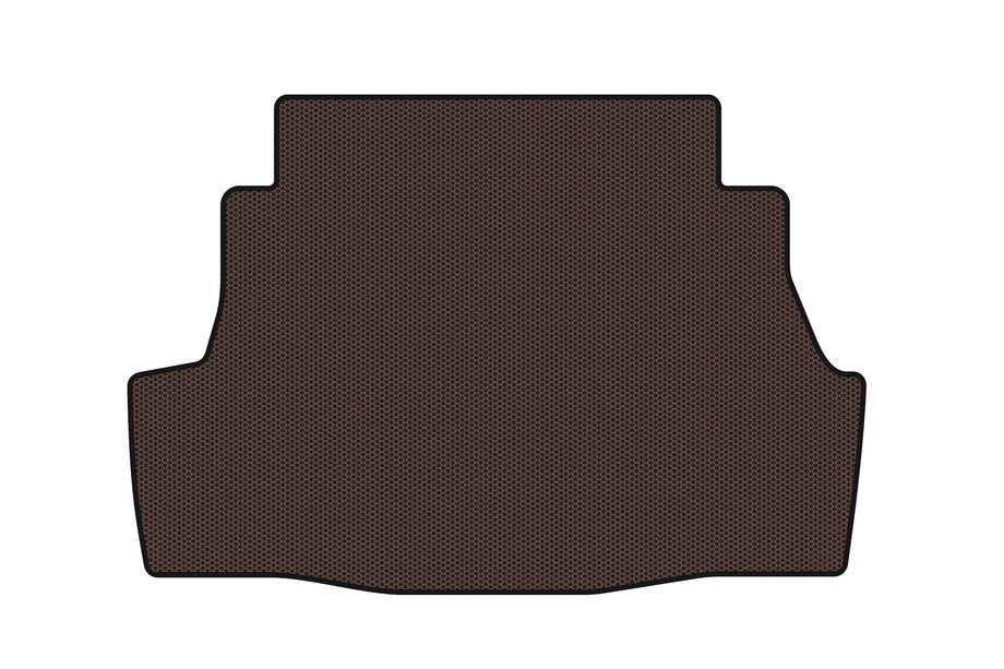 Nissan Almera B10 Classic 2006-2012 Rubber trunk mat Carsuit (SD, brown) Image