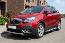 Opel Mokka 2012-2021 Side Steps Line (2 pcs, Aluminum) photo 1