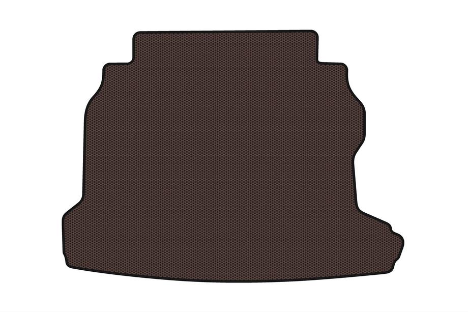 Opel Astra G classic 1998-2012 Rubber trunk mat Carsuit (Coupe, brown) Photo 1