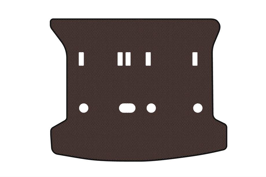 Peugeot 307 2001-2008 Rubber trunk mat Carsuit (SW, brown) Image