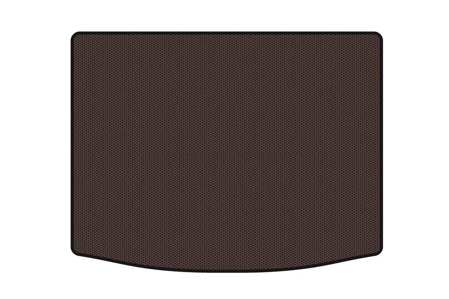 Seat Leon 2013-2020 Rubber trunk mat Carsuit (HB, 5-door, brown) Image
