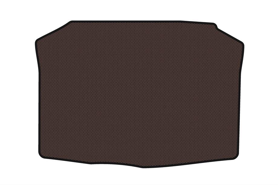 Skoda Fabia 2000-2007 Rubber trunk mat Carsuit (HB, brown) Photo 1