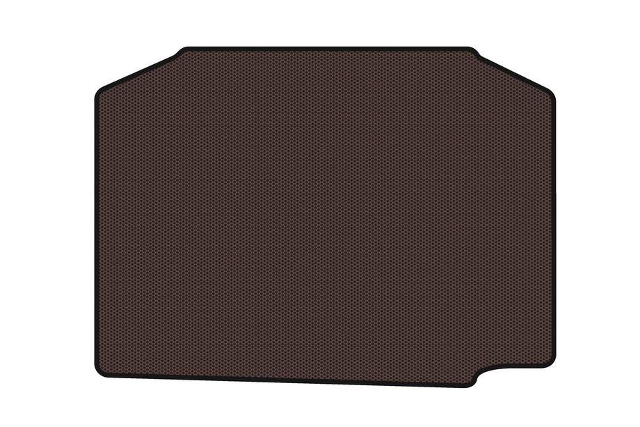 Skoda Fabia 2007-2014 Rubber trunk mat Carsuit (HB, brown) Image