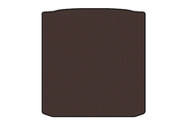 Skoda Superb 2009-2015 Rubber trunk mat Carsuit (single false floor, SW, brown) photo 1