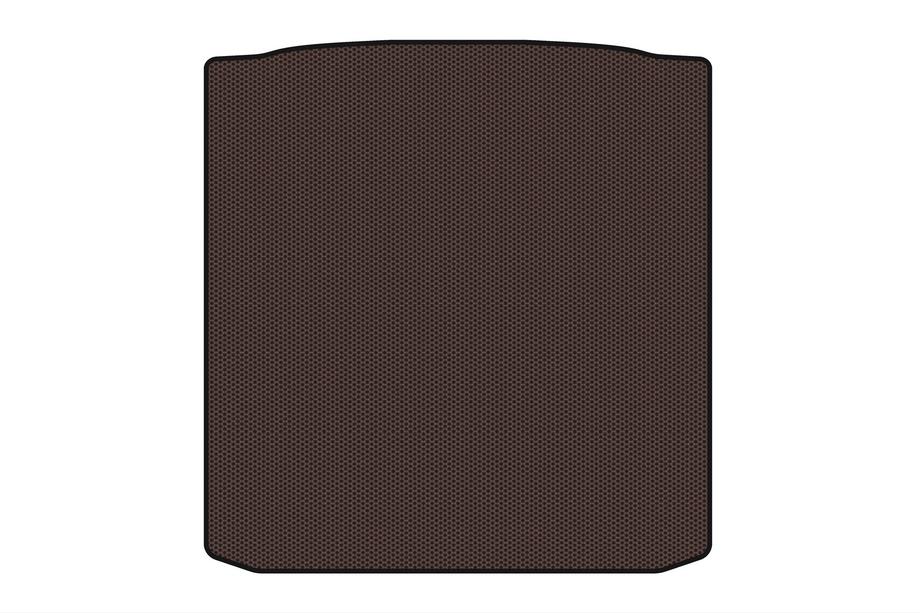 Skoda Superb 2009-2015 Rubber trunk mat Carsuit (single false floor, SW, brown) Image