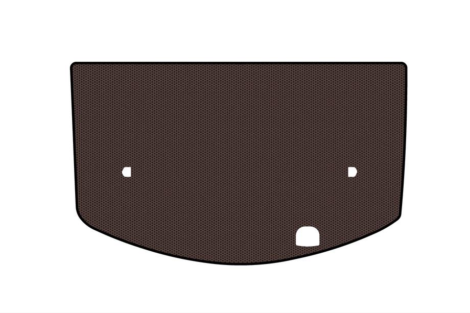 SsangYong Action 2005-2018 Rubber trunk mat Carsuit (2005-2013, brown) Image