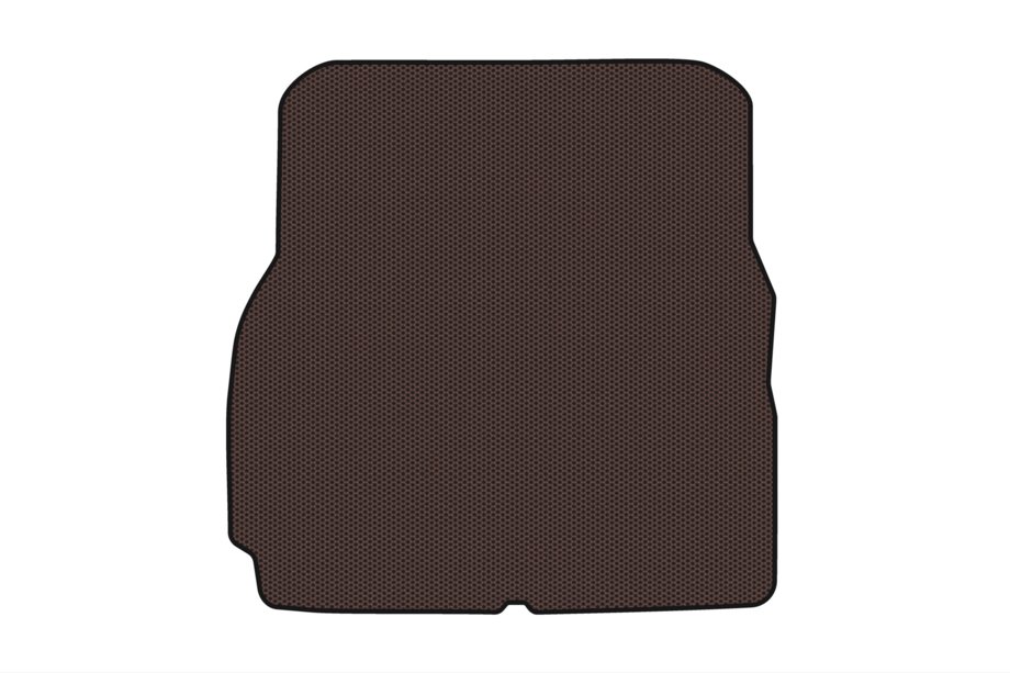 Tesla Model X 2015- Rubber trunk mat Carsuit (7-seater, USA, brown) Image