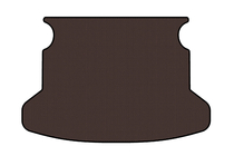 Toyota Corolla 2002-2007 Rubber trunk mat Carsuit (SD, brown) photo 1
