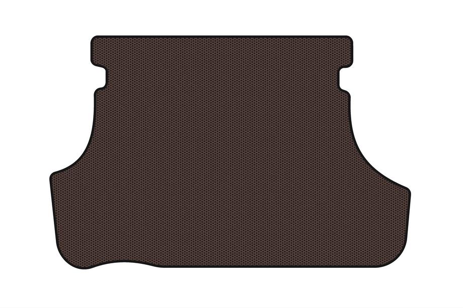 Toyota Yaris 2006-2011 Rubber trunk mat Carsuit (SD, USA, brown) Image