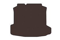 Volkswagen Polo 2010-2017 Rubber trunk mat Carsuit (SD, brown) photo 1