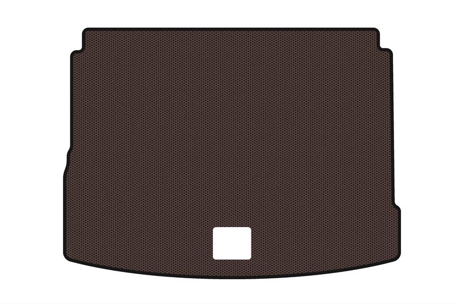 Volkswagen Tiguan 2016-2023 Rubber trunk mat Carsuit V2 (USA, brown) Image