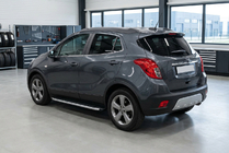 Opel Mokka 2012-2021 Side Steps Fullmond (2 pcs, Aluminum) photo 1