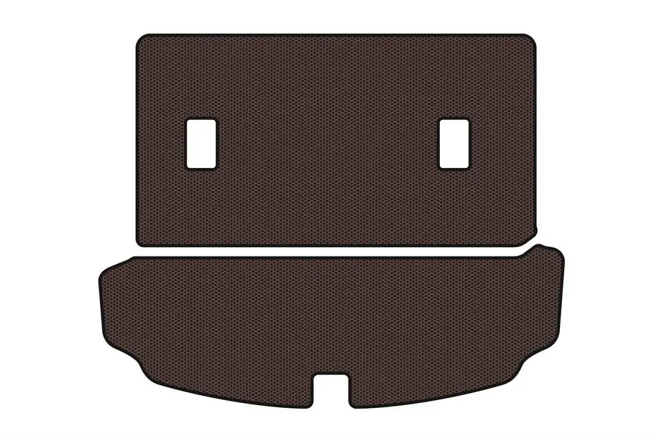 Acura MDX 2007-2013 Rubber Trunk Mat Carsuit V-2 (Brown) Photo 1