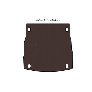Rubber trunk mat Carsuit V-2 (without subwoofer, brown) Alfa Romeo Stelvio 2016- photo 1