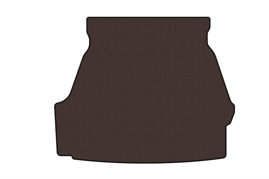 BMW 5 Series E34 1988-1995 Rubber trunk mat Carsuit V-2 (SD, brown) Image
